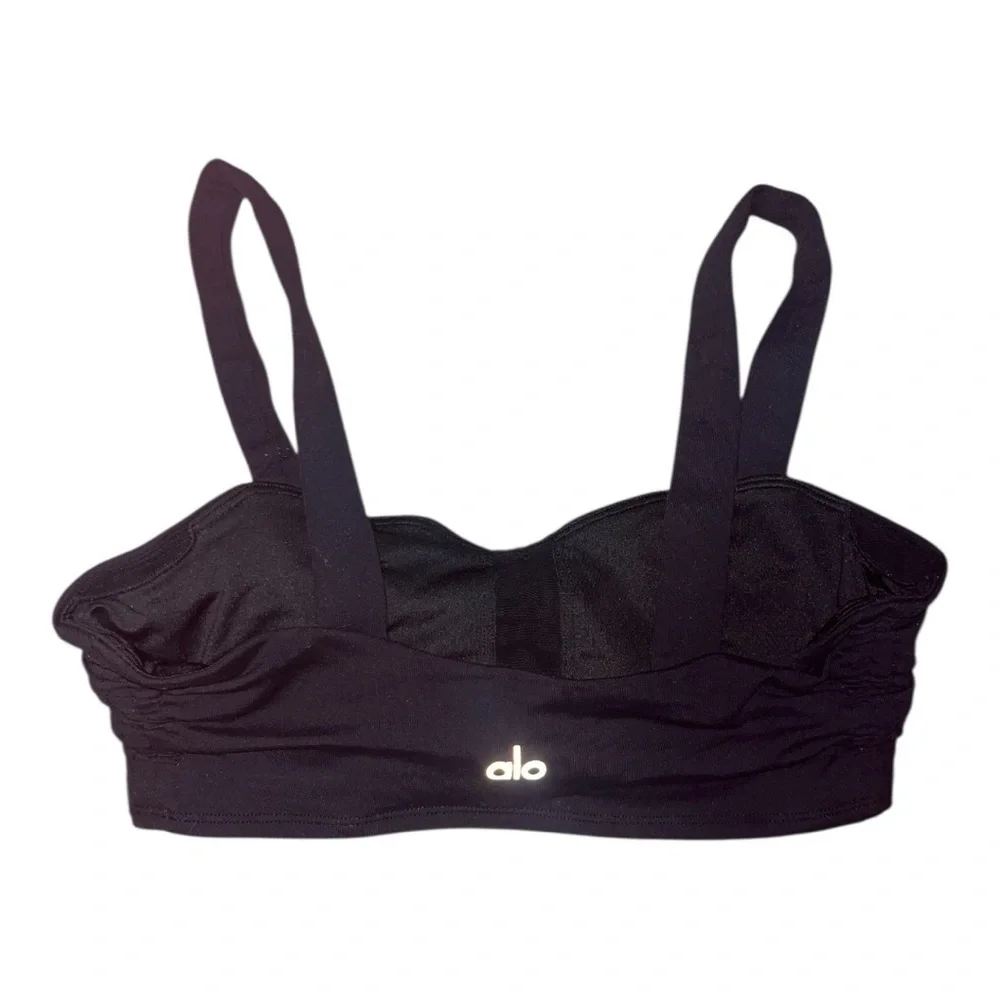 ALO Yoga Women's Black Sports Bravsize small - Picture 2 of 6